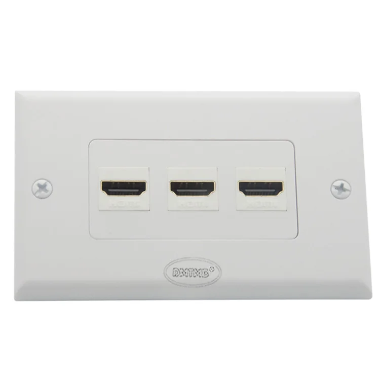 3 х HDMI настенная пластина с разъемом Мама мама|hdmi wall plate|wall platewall plate hdmi |
