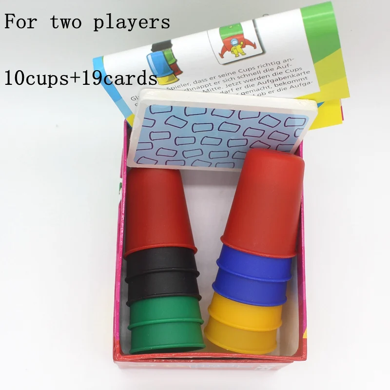 for 2 players Падение покупки классические карточные игры скорость чашки карты игры семья и дети настольные игры крытые игры - Color: for 2 players