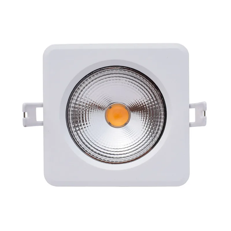 Светодиодный точечный светильник Потолочная квадратная утопленная лампа