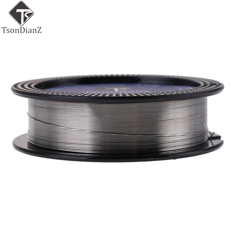 10 м/рулон Ni80 нихромовая проволока электронная сигарета 20g-22ga-32ga Tsondianz нагревательный провод для RDA RTA атомайзер для DIY Предварительно Построенная катушка