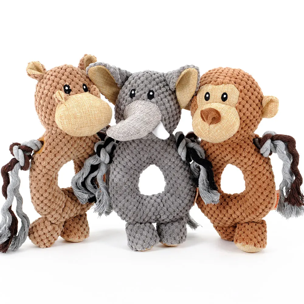 HOOPET pet dog Voice small toy monkey elephant ring toys training|toys leather|toy universetoy story 3 soft |