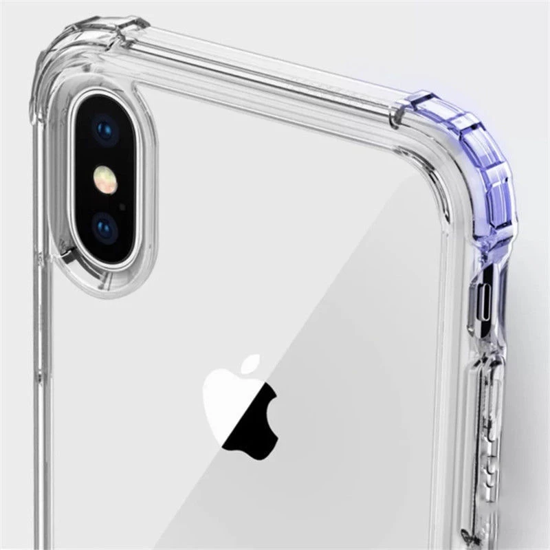 Модный сверхмощный защитный чехол для iPhone 11 Pro X XS Max SE, четыре угла, усиленный прозрачный чехол для iPhone XR 6 6S 7 8 Plus