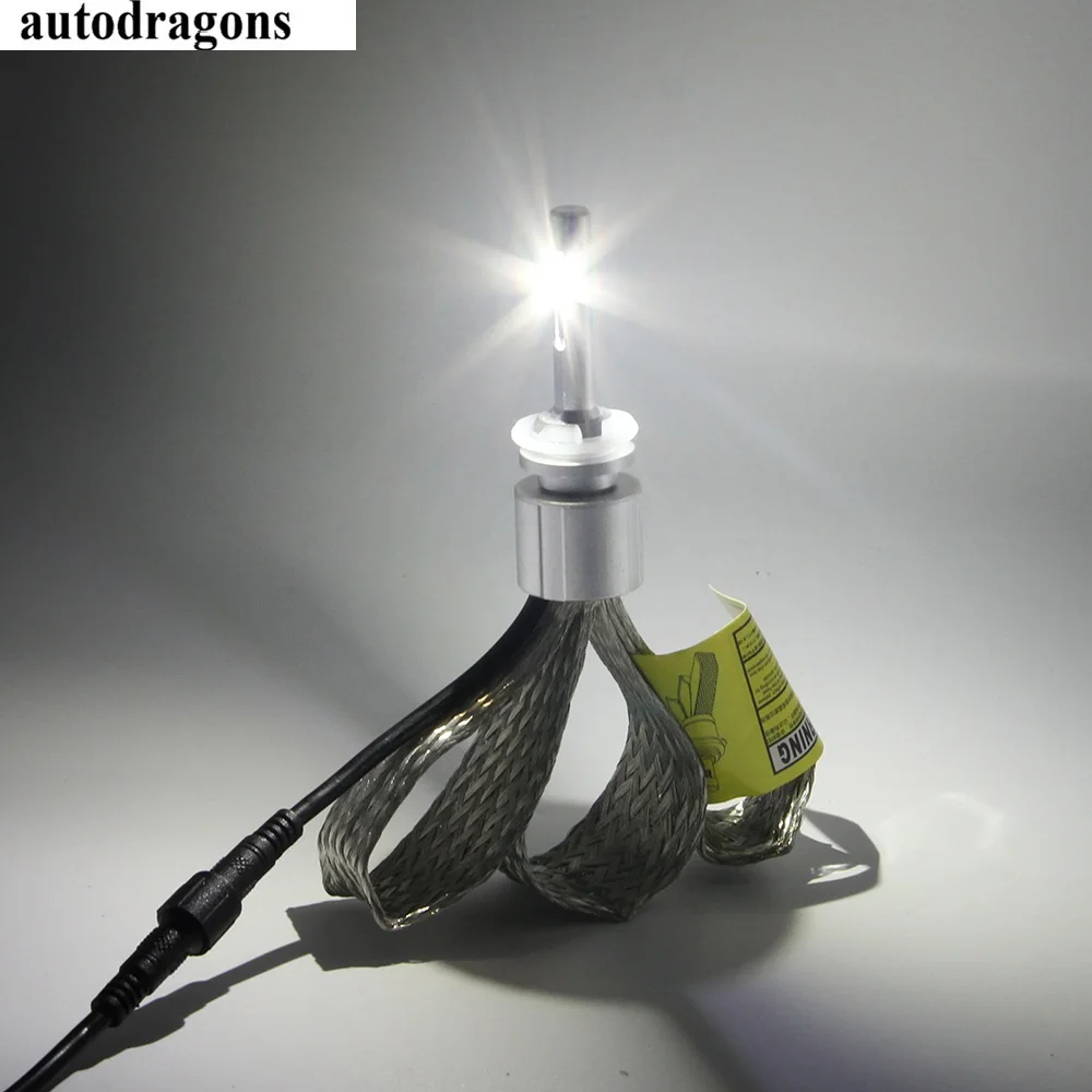 Налобный фонарь autodragons H27/880/881/H1/H3/H4/H7/H11/9005/9006 45 Вт 5500LM 6000K 3000K желтый двухцветный
