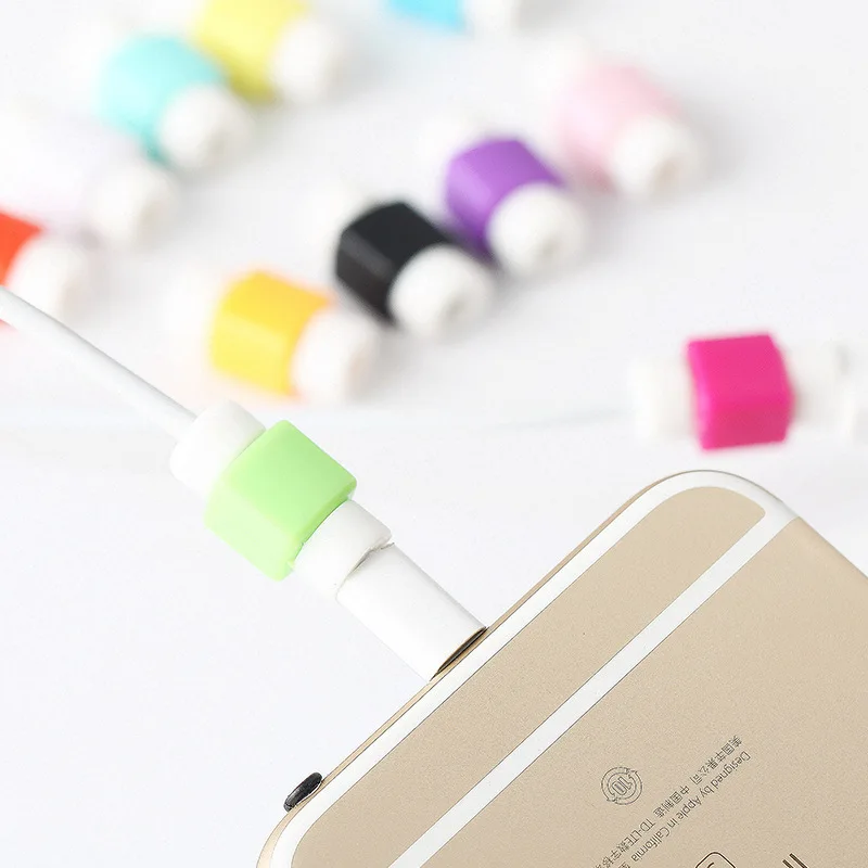 A Ausuky 10 шт. защитный чехол для кабеля USB силиконовый шнур зарядного устройства