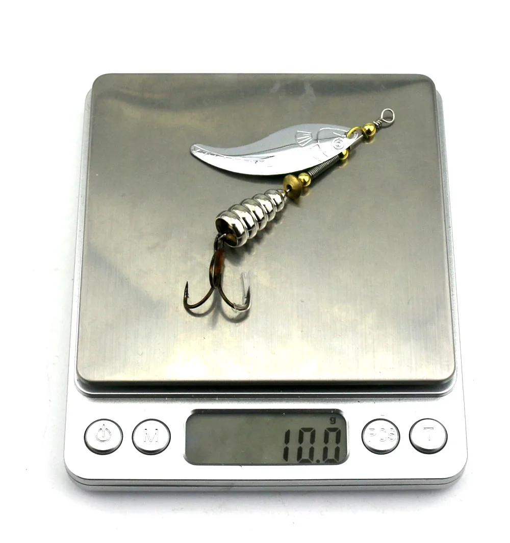 HENGJIA 5 шт. 8 7 см 10 г блесна приманка металла дергающаяся Базз приманки ложки