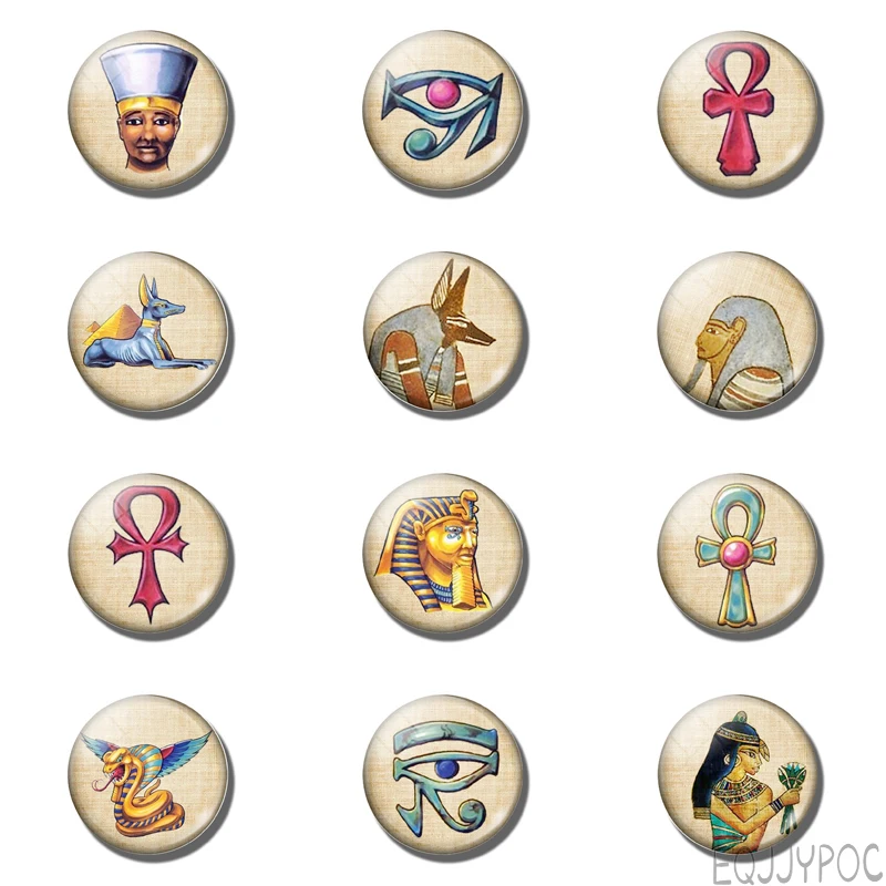12 шт. магнит на холодильник наборы Древний Египет египетский фараон Клеопатра