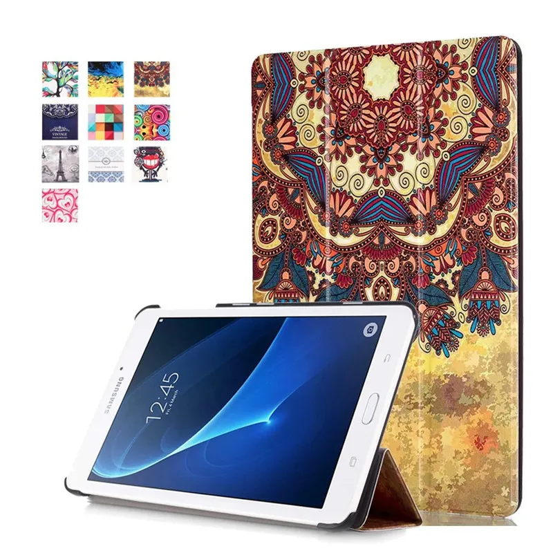 Для Samsung Galaxy Tab A 7 0 T280 T285 22016 чехол с 3D рисунком из искусственной кожи кошелек Флип a6