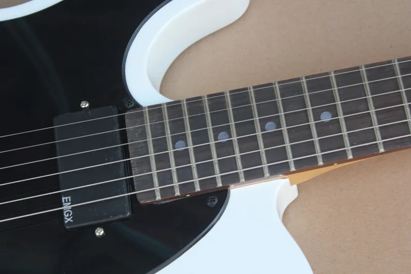 Гитары Заводская Одежда высшего качества Telecaster Подпись ЭМГ пикап белый левой