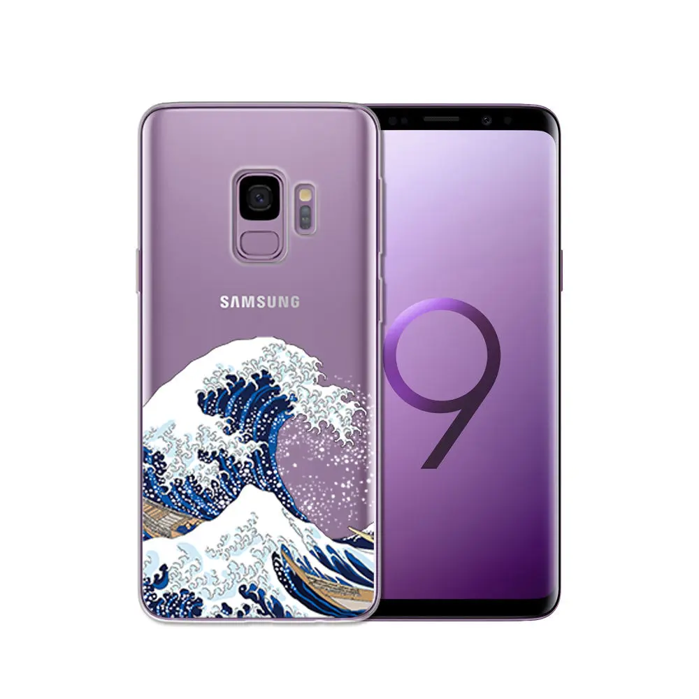 Arvin Silicone Case FOR Samsung Galax s5 S6 S7 S8 Clear Protective case edge Plus S9 Soft TPU Phone Cover |