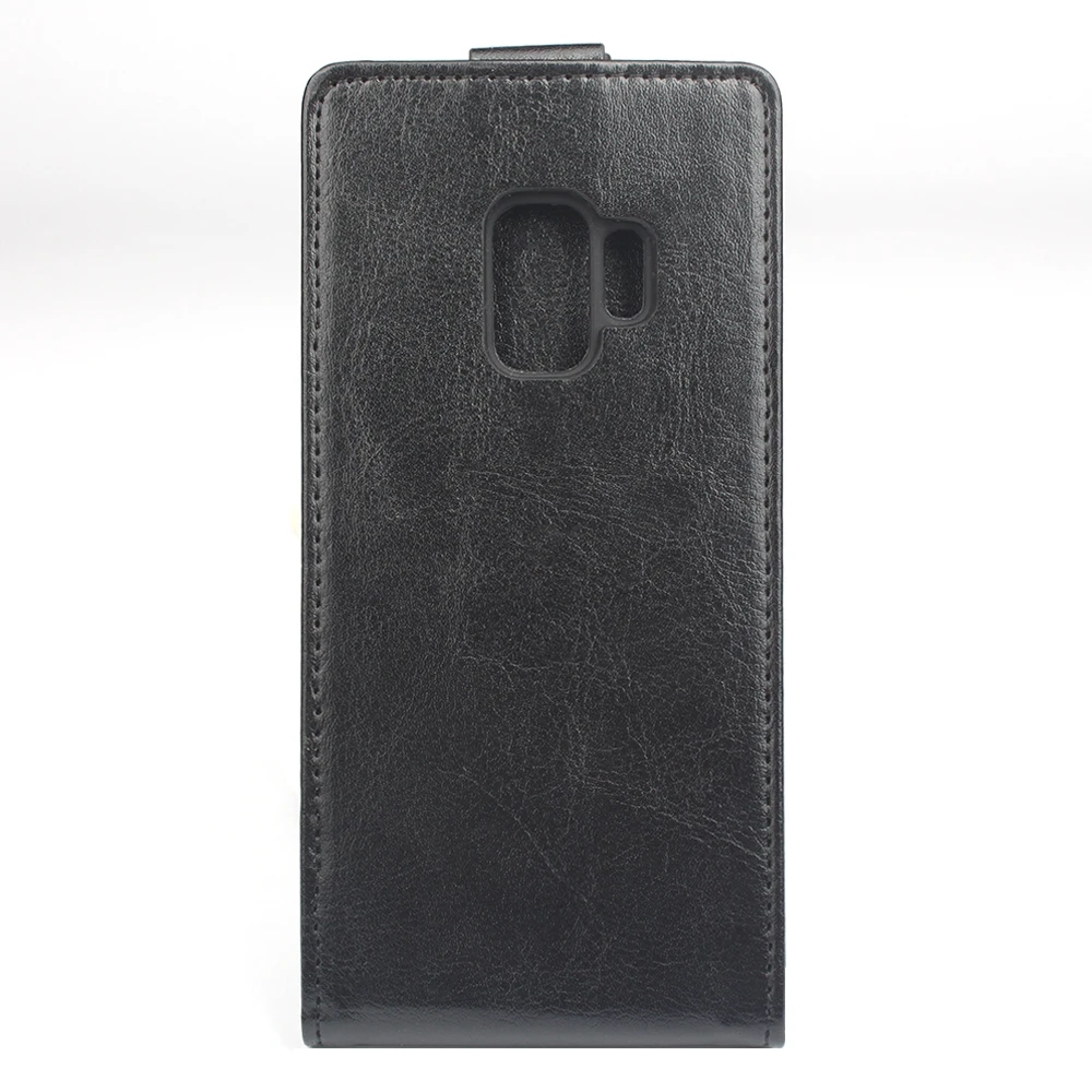 Кожаный чехол для Samsung Galaxy S8 S9 Plus откидной Чехол корпус S 8 / 9 S8Plus S9Plus чехлы