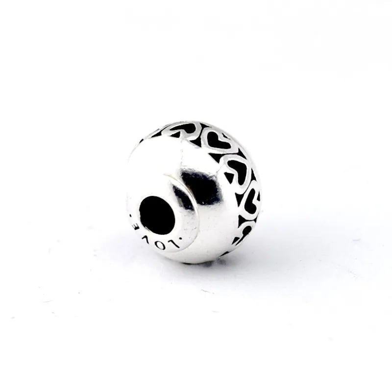 Подходит Pandora Essence браслеты Love Silver бусины Оригинальные 100% 925 пробы Серебряные