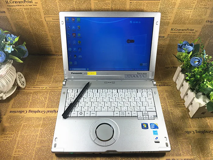 Panasonic toughbook сенсорный экран cf-c1 ноутбук планшет ядро i5-2520M 2,5 ГГц 4 Гб ОЗУ Win 7 для Star C3 C4 C5 C6 ICOM A2 A3 ICOM P