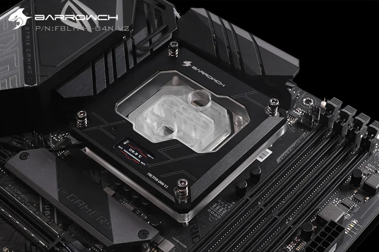 Barrowch водяное FBLTFHI-04N V2 Процессор кулер для Intel 115X X99 X299 температура платформа экран Поддержка синхронизации материнская плата