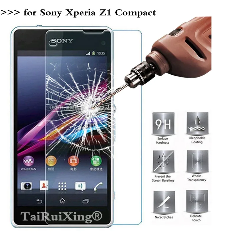 9H 2.5D 0 26 мм Закаленное стекло протектор экрана для Sony Xperia Z1 Compact D5503 Mini M51W Защитная