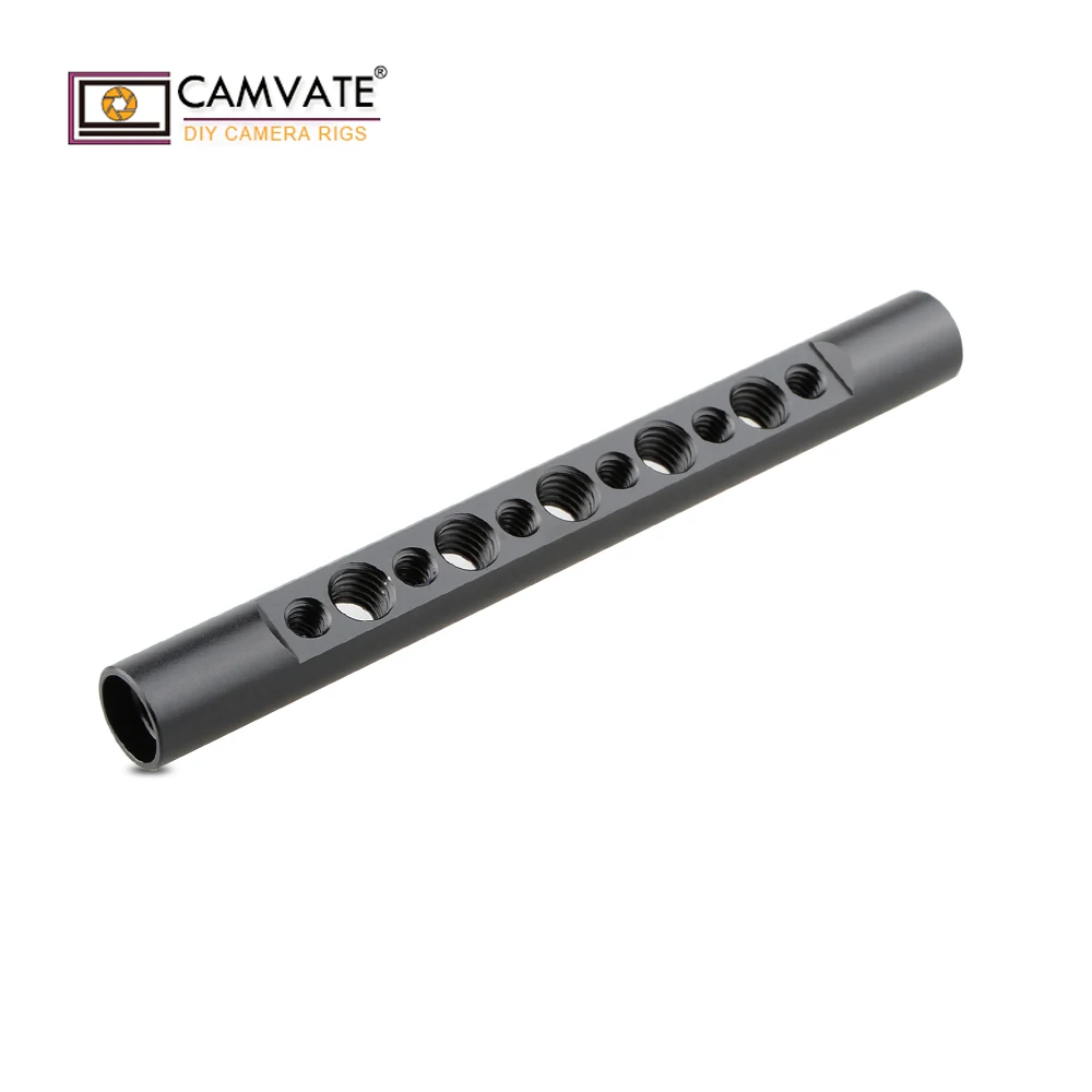 Camvate 15 мм 145 сыр стержень с 1/" 3/8" Нитки для DSLR установок каркас для крепежа видеокамеры C1559 камера фотографии интимные аксессуары