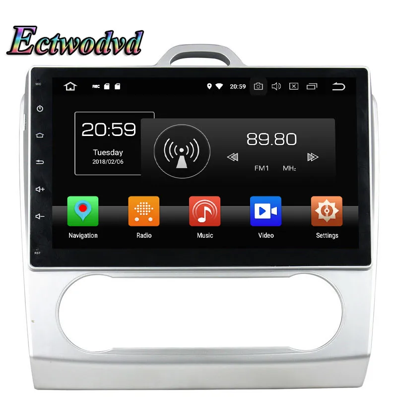 Ectwodvd Восьмиядерный 4G ram 64G rom Android 9 0 Автомобильный мультимедийный dvd плеер