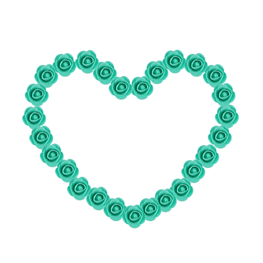 100Pcs Tiffany Blue 200 мм свадебное украшение из пенопласта медведь Моделирование из пенополистирола пенопласт медведь/кролик/собака/роза/шары для DIY вечерние украшения подарки - Цвет: 100Pcs Tiffany Blue