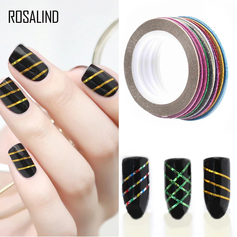 Rosalind 30 рулонов/партия многоцветные разноцветные рулонные полосы ленты для