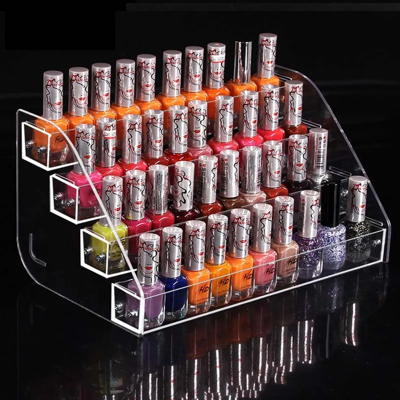 Прозрачный акриловый Органайзер для макияжа стойка держатель ювелирных изделий