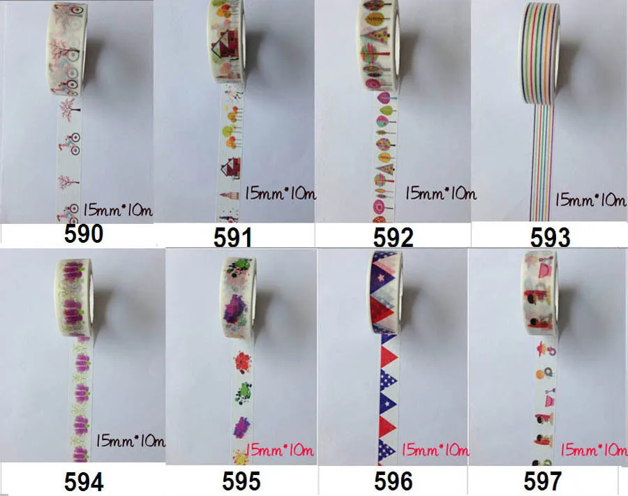 2298 моделей diy клейкой ленты Комплект 30 шт./лот Цветочный принт деко DIY Стикеры/клей японский ленты jiataihe васи ленты оптом