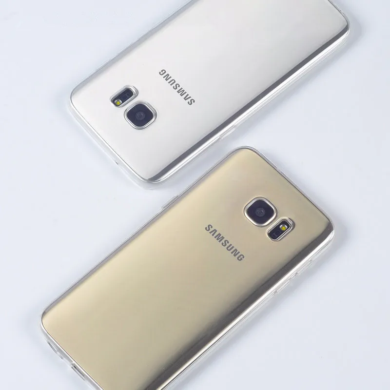 Ультра-тонкий прозрачный ТПУ Защита мобильного телефона Мягкий Coque для Samsung S8