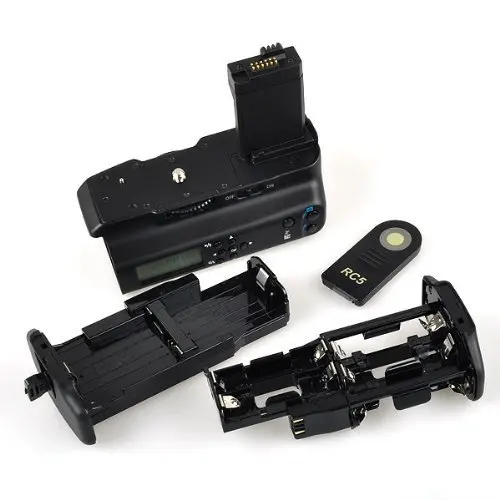 Mcoplus BG 550DL LCD таймер вертикальная батарея с захватом Canon EOS 550D 600D 650D 700D/ Rebel T2i T3i T4i T5i
