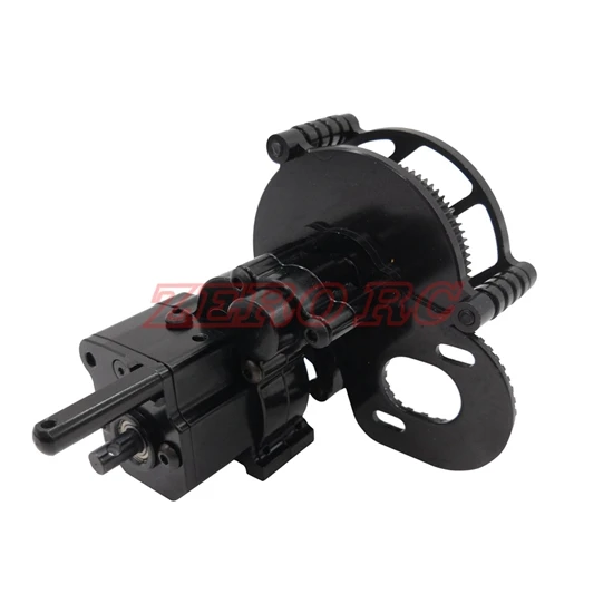 Black Осевой WRAITH RC грузовик цельнометаллический Собранный коробка передач центр передачи со стальным набором передач - Цвет: Black