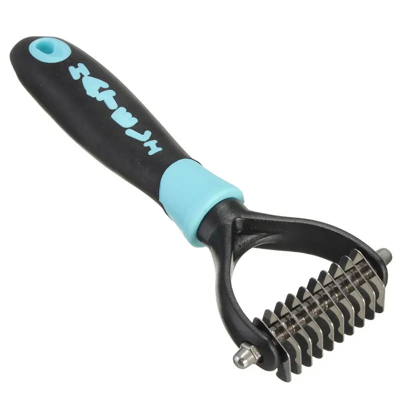 

Pet Cat Dog Open Knot Knife Brush Tool Hair Fur Shedding Trimmer Grooming Comb