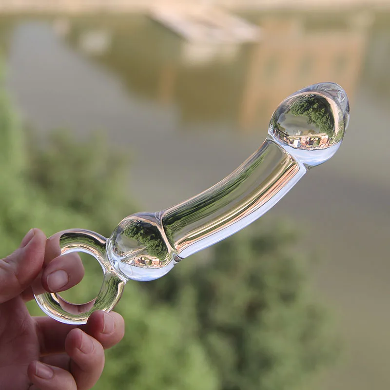 Фаллоимитатор искусственный пенис из стекла пирекс секс игрушки для взрослых