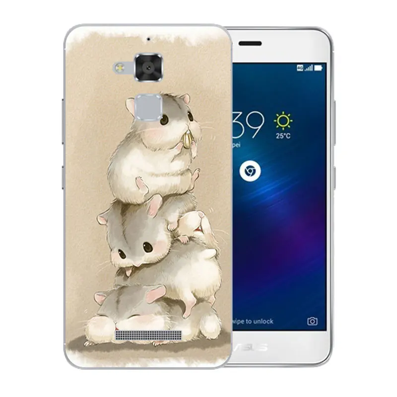 High Quality Back Cover 5.2 inch for ASUS Zenfone 3 Max ZC520TL Volcanic Pattern Soft Silicone Phone Case For Asus ZC 520TL Capa |