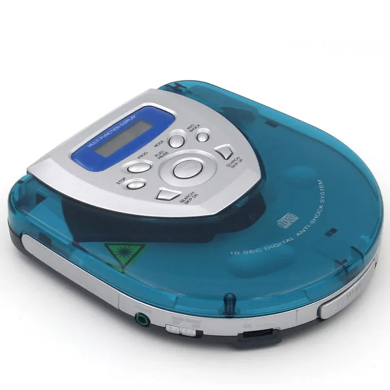 Портативный CD Walkman cd проигрыватель управление и усовершенствованная анти-ударная система светодиодный дисплей один полный диск Повтор Электронный противоударный