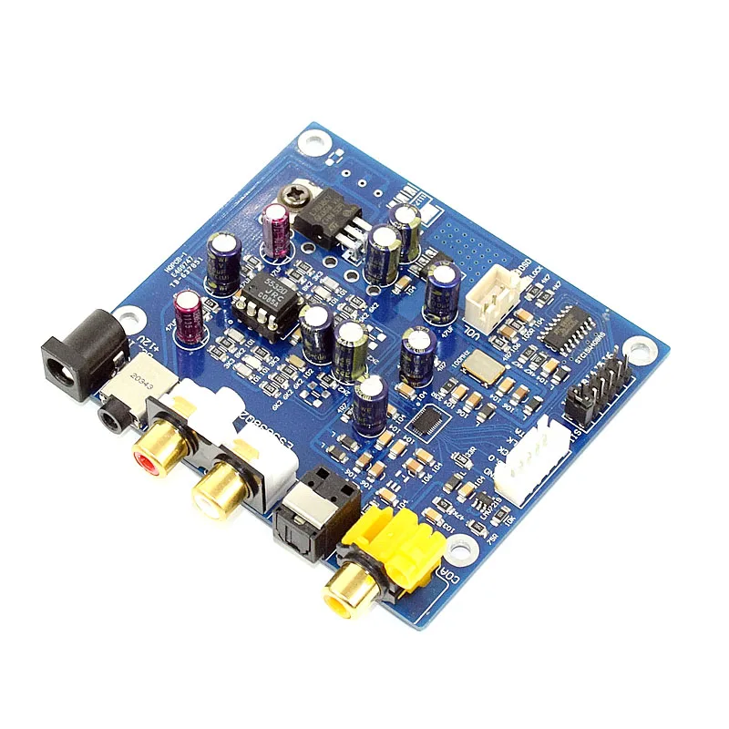 ES9038 Q2M I2S DSD усилитель мощности волоконный коаксиальный Плата декодера входного