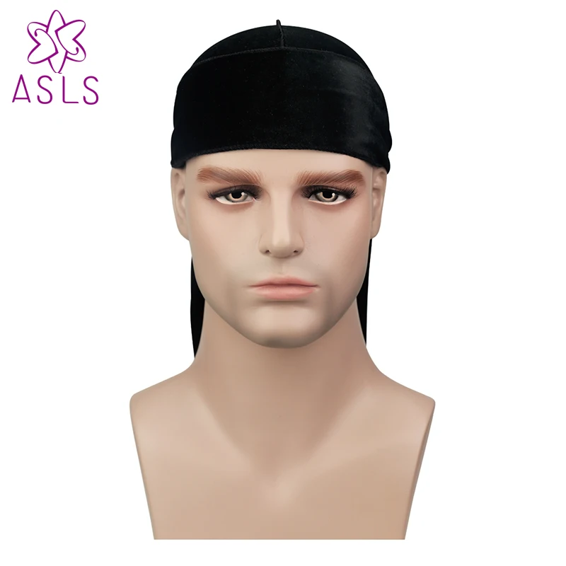 Премиум S Durag 360 540720 волн Экстра длинный хвост и широкие ремни для мужчин Du