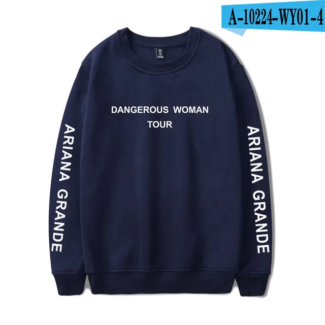 navy blue Ariana Grande толстовки для женщин/мужчин хип-хоп Повседневная Толстовка с капюшоном Женская мода Tumblr куртка пальто весна осень спортивный костюм топы - Цвет: navy blue