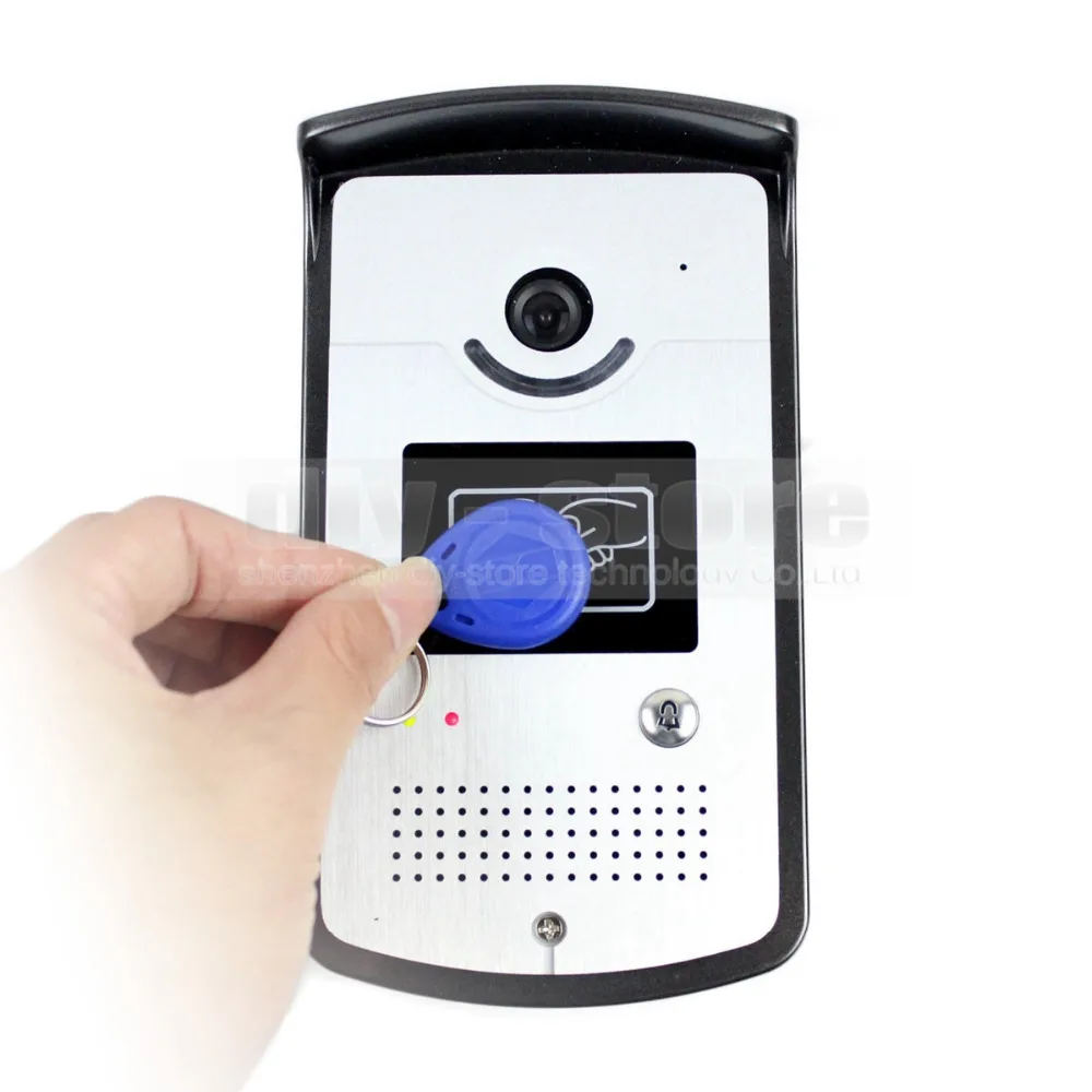DIYSECUR 7 дюймовый монитор видеодомофон дверной звонок 700 ТВ камера 280 кг магнитный