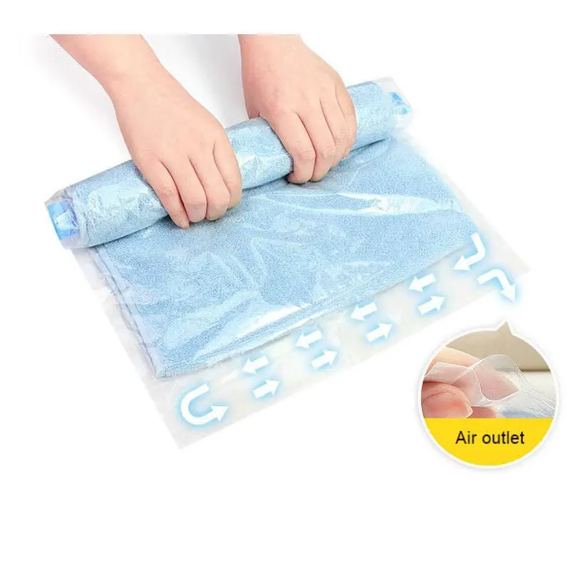 Nordic Vacuum Storage Bags Food Transparent Organizer Compressed Saving Space Seal | Дом и сад