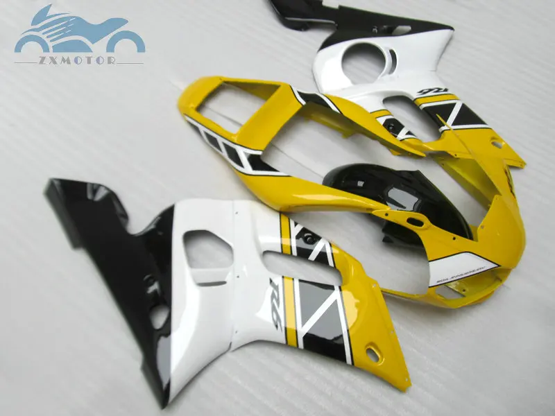 Обновите ваш обтекатели комплект для YAMAHA R6 YZFR6 1998 1999 2001 2002 YZF R6 98-02 спортивные жёлтого пластика обтекатель наборы кузова EB42