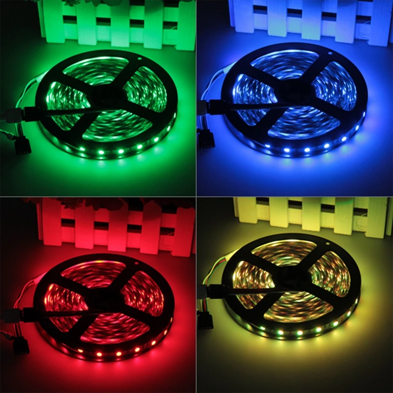 SMD5050 для украшения дома RGB Светодиодная лента Водонепроницаемая 5 м 300 светодиодов