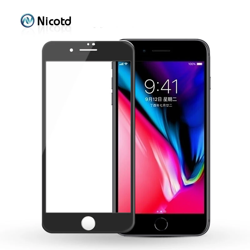 3D изогнутое закаленное стекло с мягким краем для iPhone 7 Plus защитное покрытие из