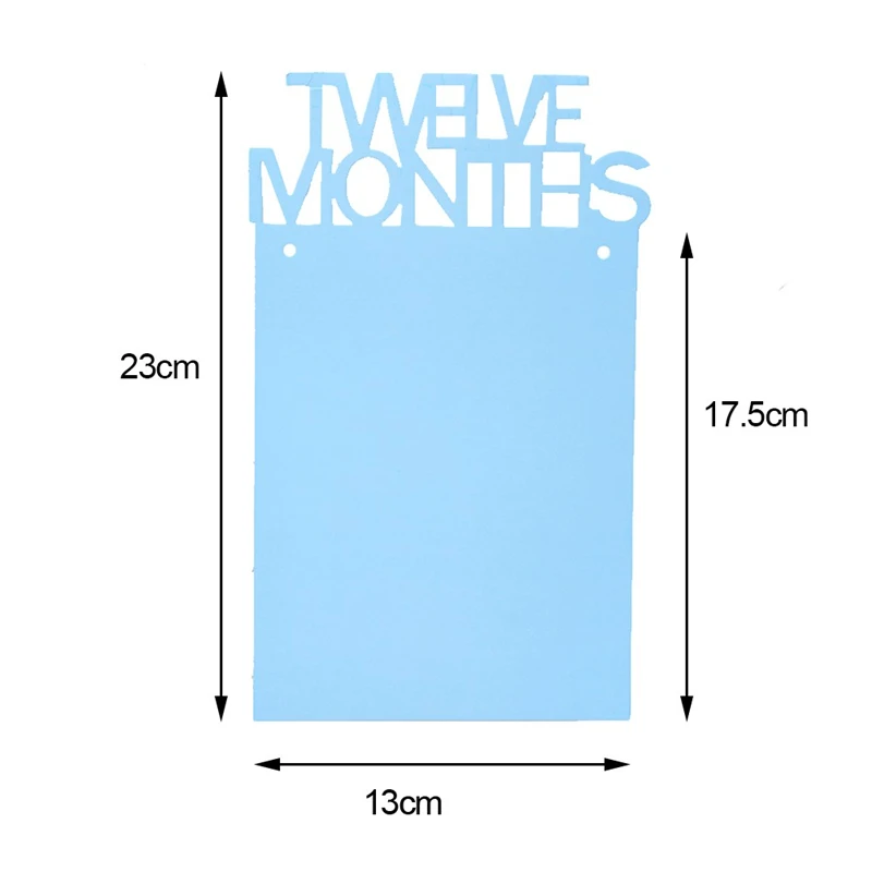 Фото папка Дети День рождения украшения Один 12 месяцев фото плакат ежемесячно 6