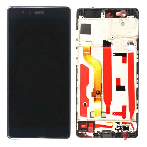 Для Huawei P9 Стандартный EVA-L09 EVA-L19 Digitzer ЖК-дисплей + сенсорный экран в сборе рамкой