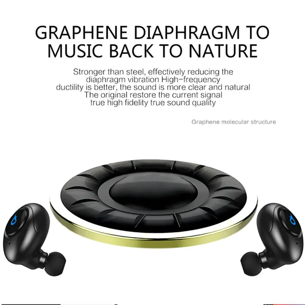 2018 Новая мода зарядное устройство мини беспроводные беруши автомобиля Bluetooth