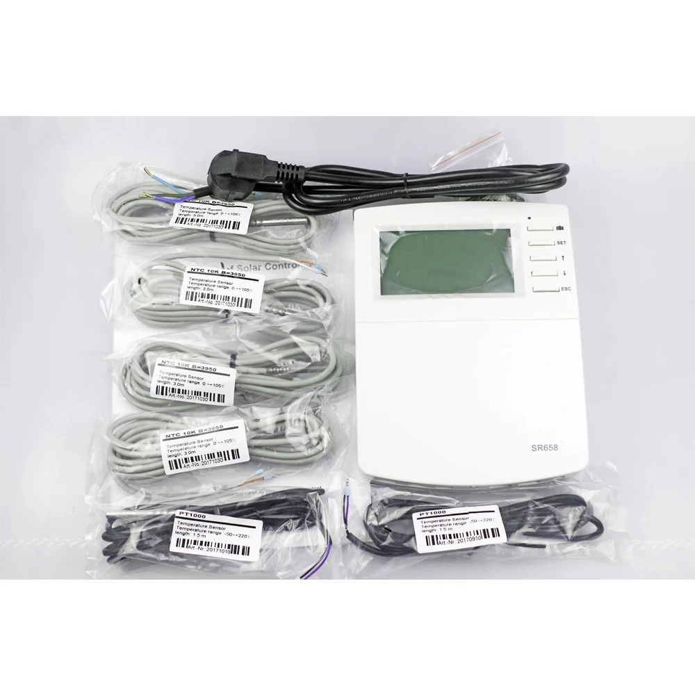 

SR658 Solar Controller for Solar Water Heating Sytems 19 Application Systems DIY Solar Heating System Controller