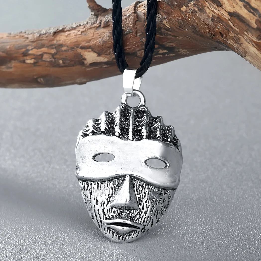Kinitial Северная маска хакер викингов подвески ожерелья Thor Knot Wing руны ювелирные