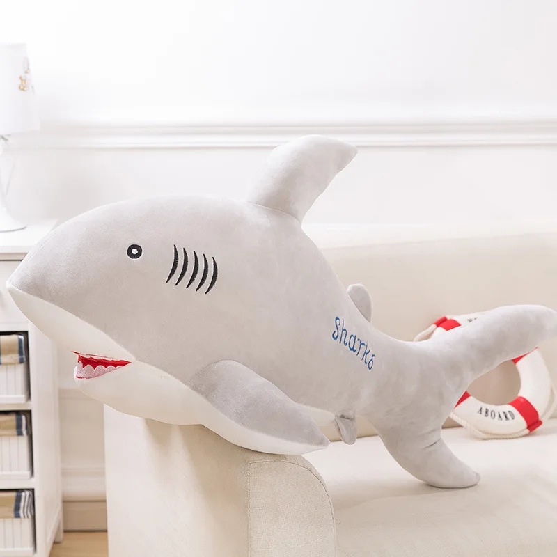 HaoKu Shark Cushion/Pillow Plush Animals Dolls Stuffed Toys for children interesting birthday gift Hobbies kids toy | Игрушки и хобби