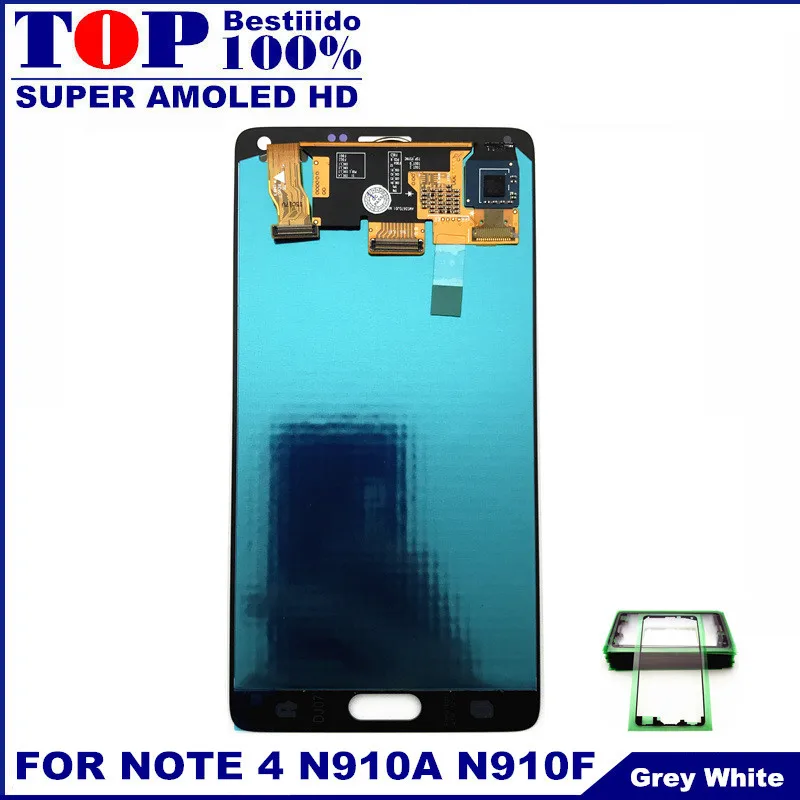 Для samsung Galaxy Note 4 N910 N910C N910A N910F N910H Note4 ЖК экран дисплей сенсорный дигитайзер сборка