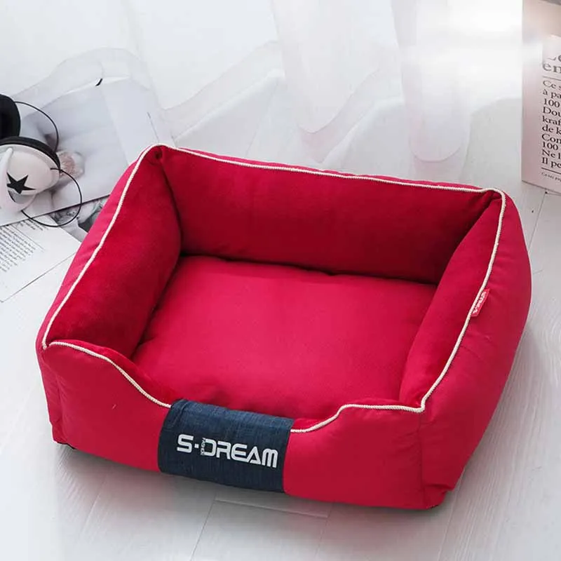 Red JORMEL собака постельные матрасы скамья собачья кровать диван-кровать для маленьких, средних и больших собак щенков кровати матрас ПЭТ собачья будка для товары для домашних животных, кошек - Цвет: Red