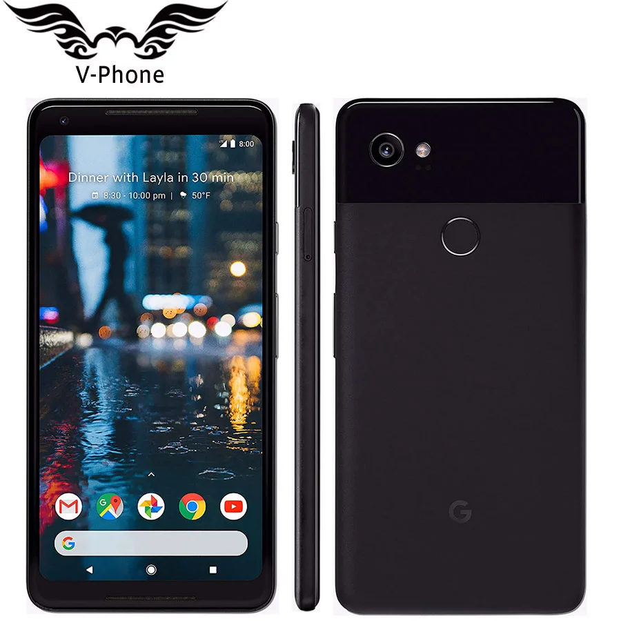 Глобальная Версия ЕС 6 дюймов Google Pixel 2 XL мобильный телефон Snapdragon 835 Восьмиядерный 4 Гб 64 Гб 128 Гб 4G Android телефон