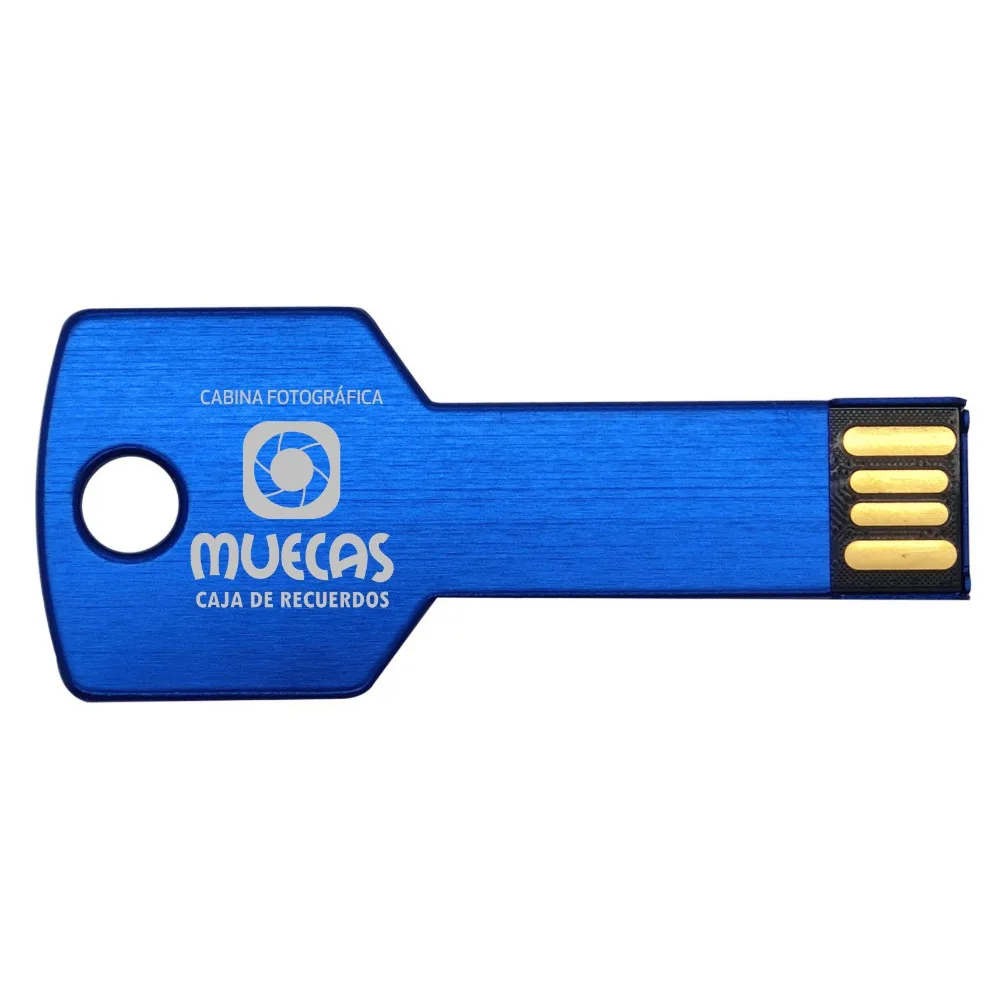 J-boxing Bulk 100PCS Custom Name 8GB USB Flash Printed Logo Engraved Flash Drive Personalize Metal Key USB Pendrive Memory Stick
