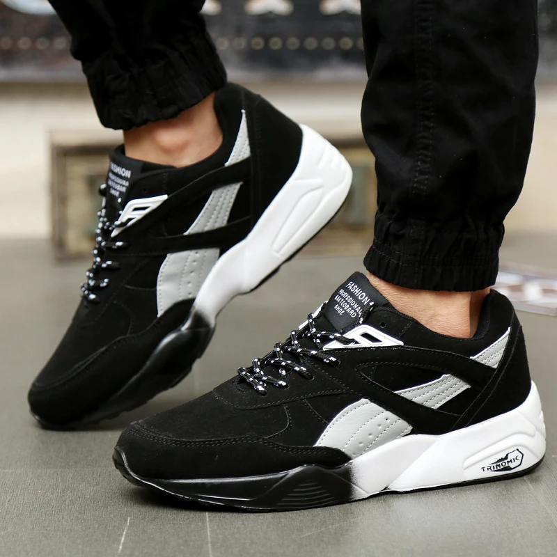 2017 Новых Прибытия Замши мужская Обувь Удобные Мужчины Повседневная Для Ходьбы